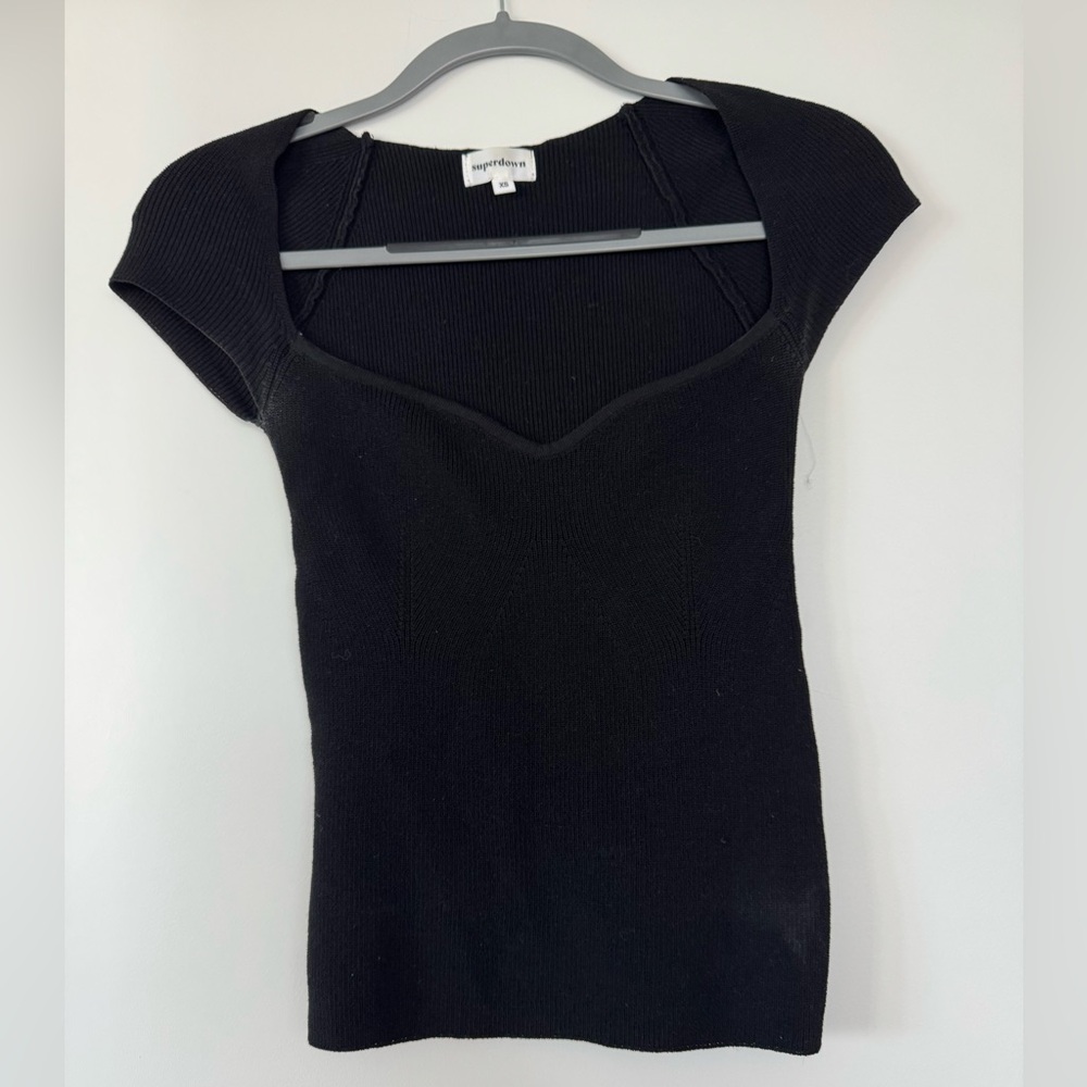 Superdown Women's Black Top